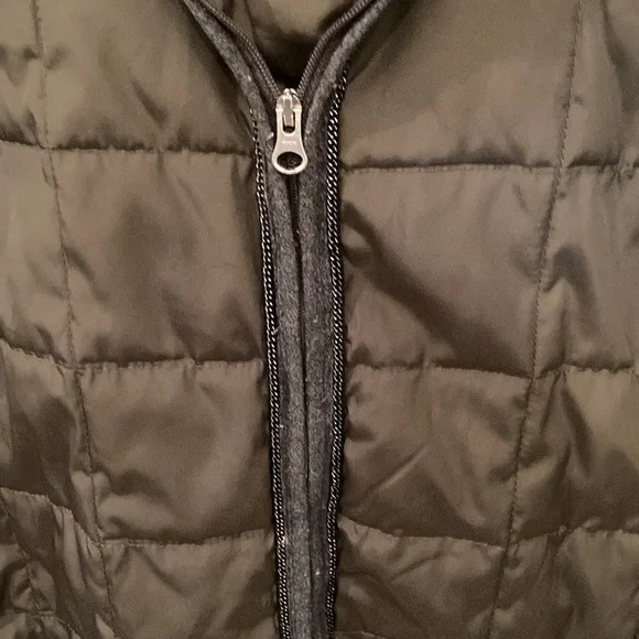 Ciao Milano olive green quilted vest - Picture 3 of 5